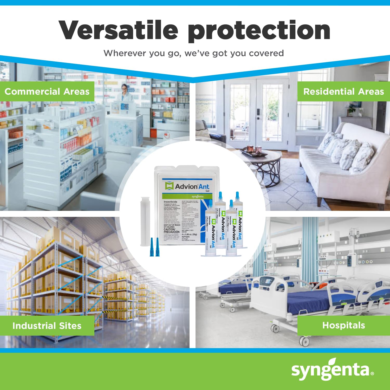 Syngenta Advion Ant Gel Bait in use in an indoor setting