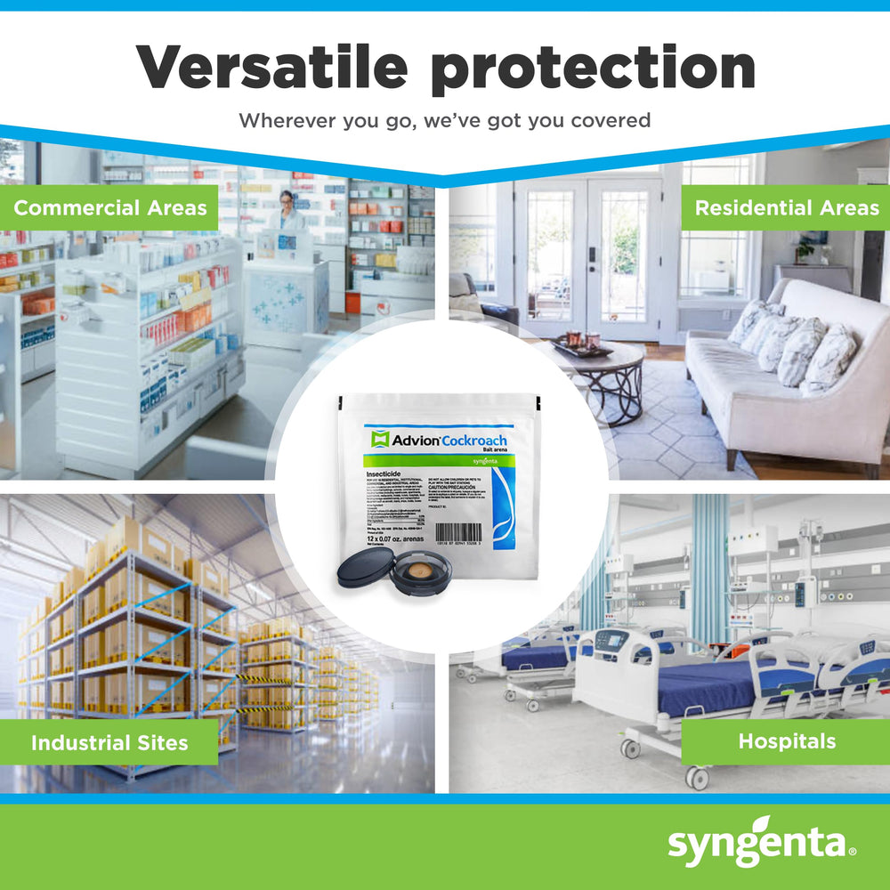 Syngenta Advion cockroach bait station dimensions