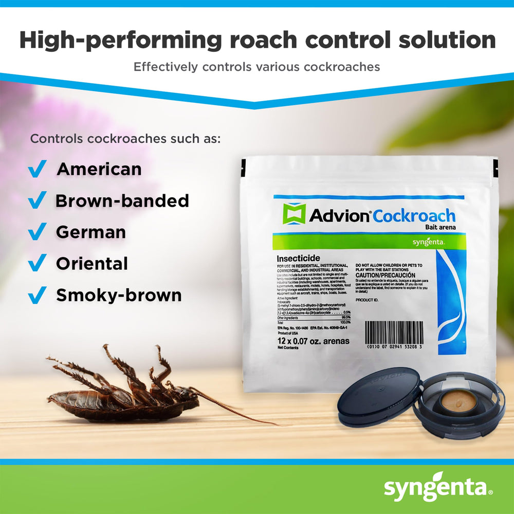 Syngenta Advion cockroach bait stations in packaging
