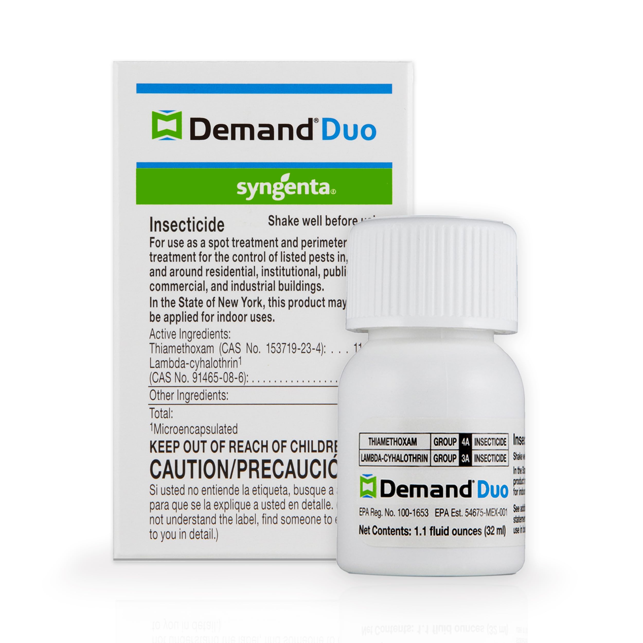 Syngenta Demand Duo Pesticide Spray front view, white bottle