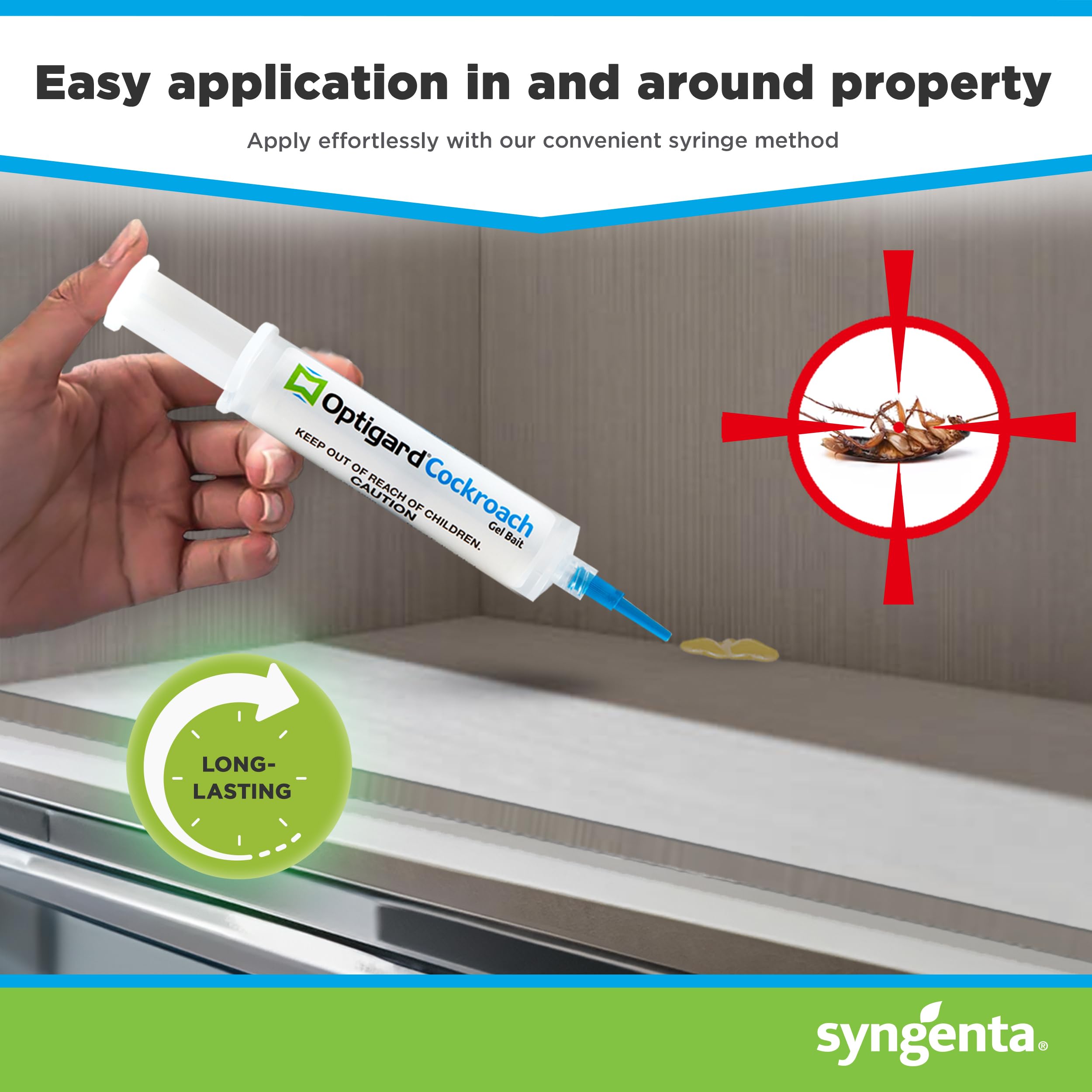 Syngenta Optigard Cockroach Gel clear gel view