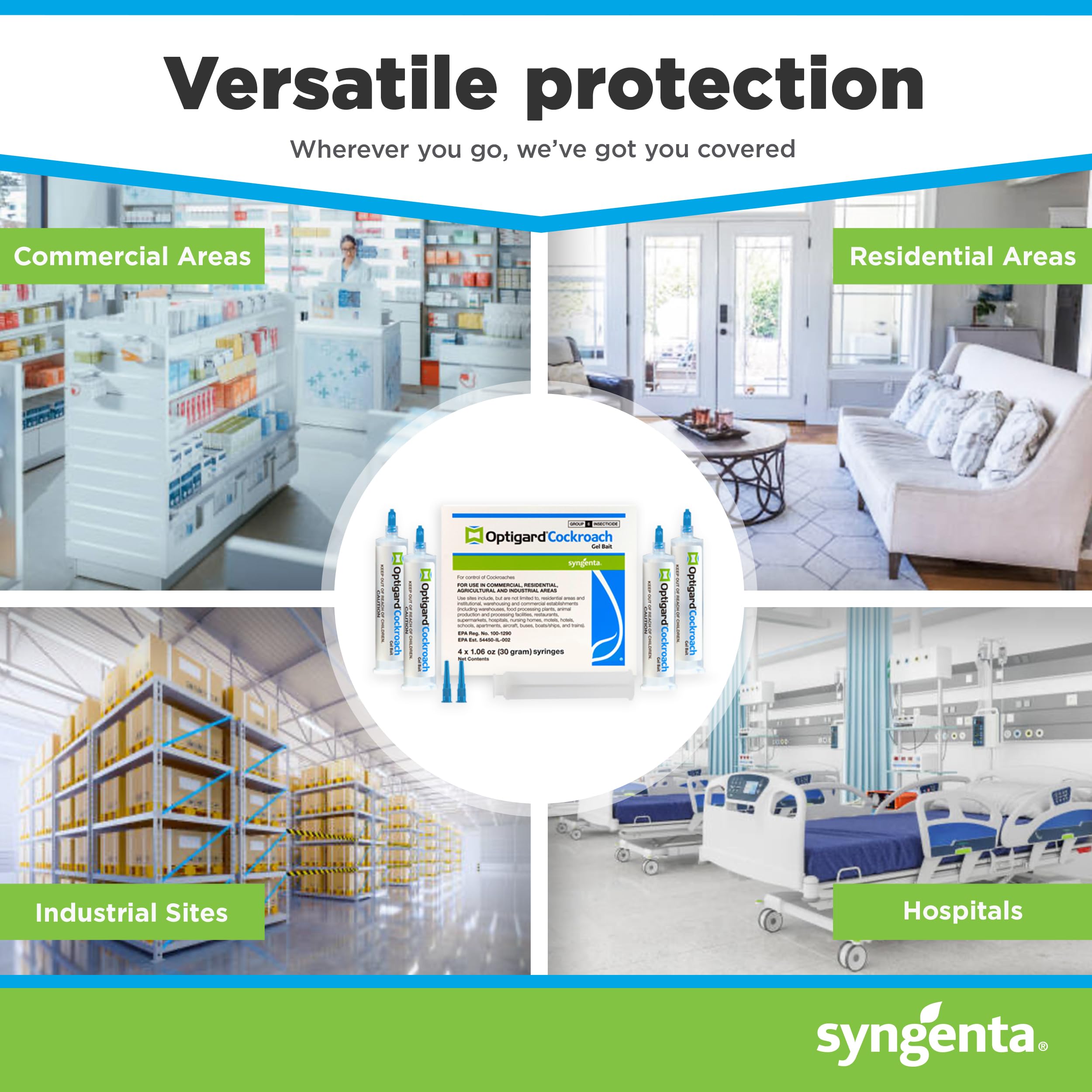 Syngenta Optigard Cockroach Gel packaging details