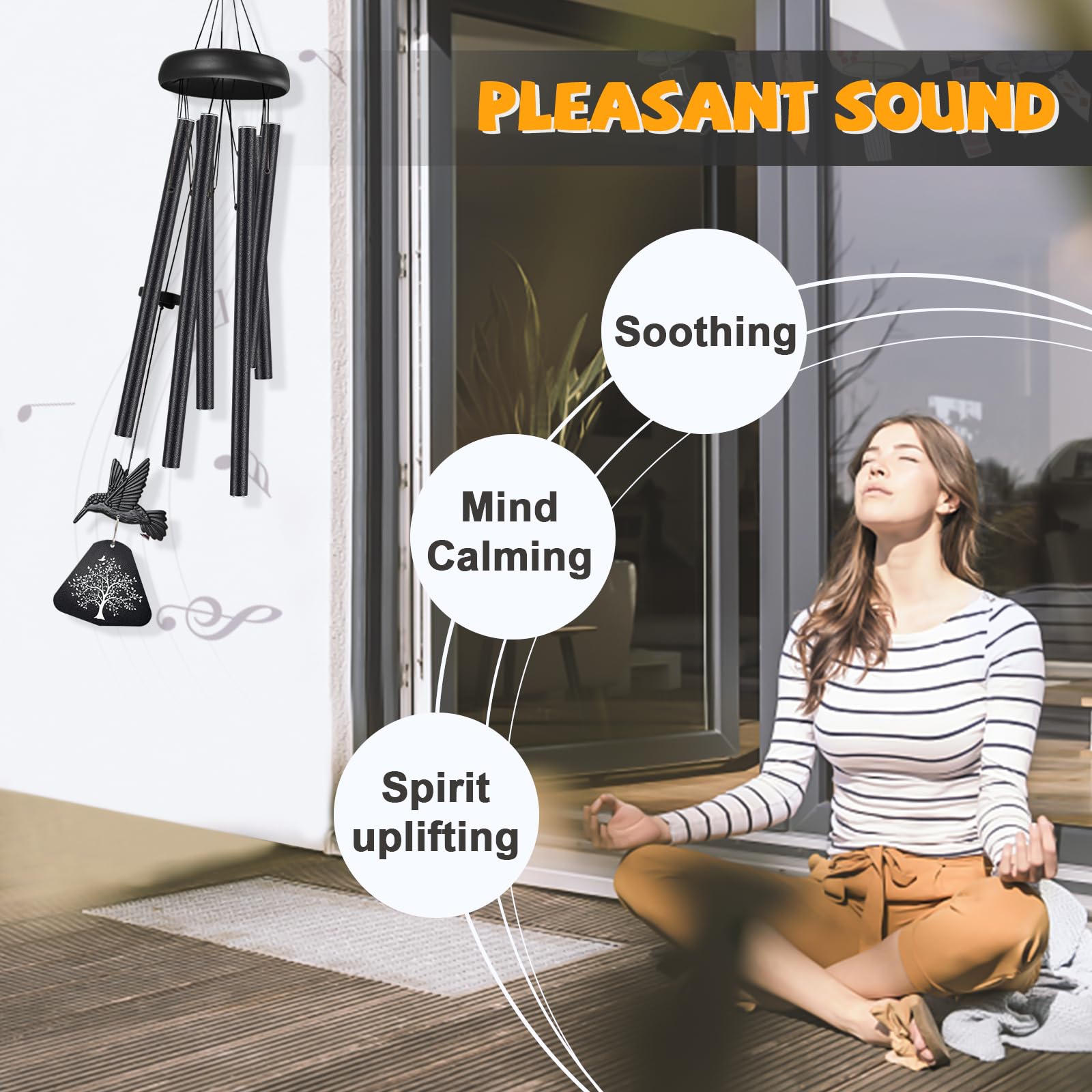 Synhonty wind chimes in elegant gift box