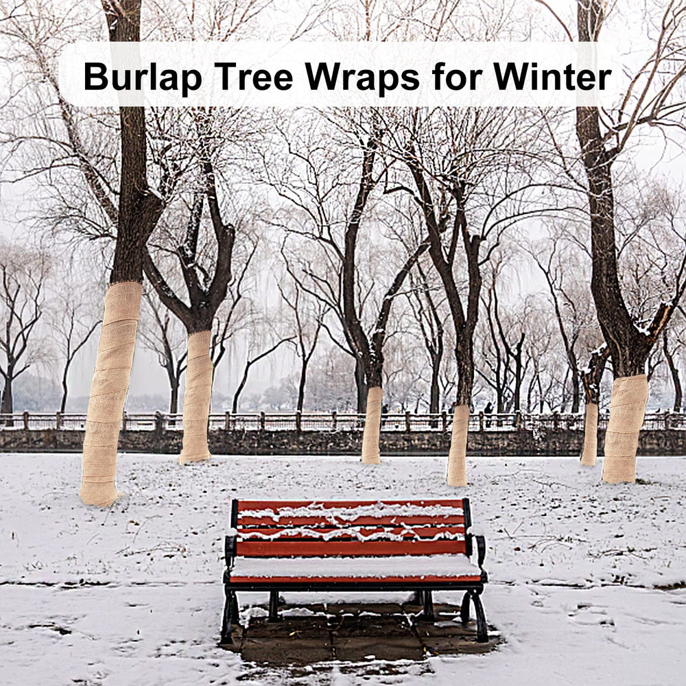 SYWHXY burlap wraps showing packaging and size