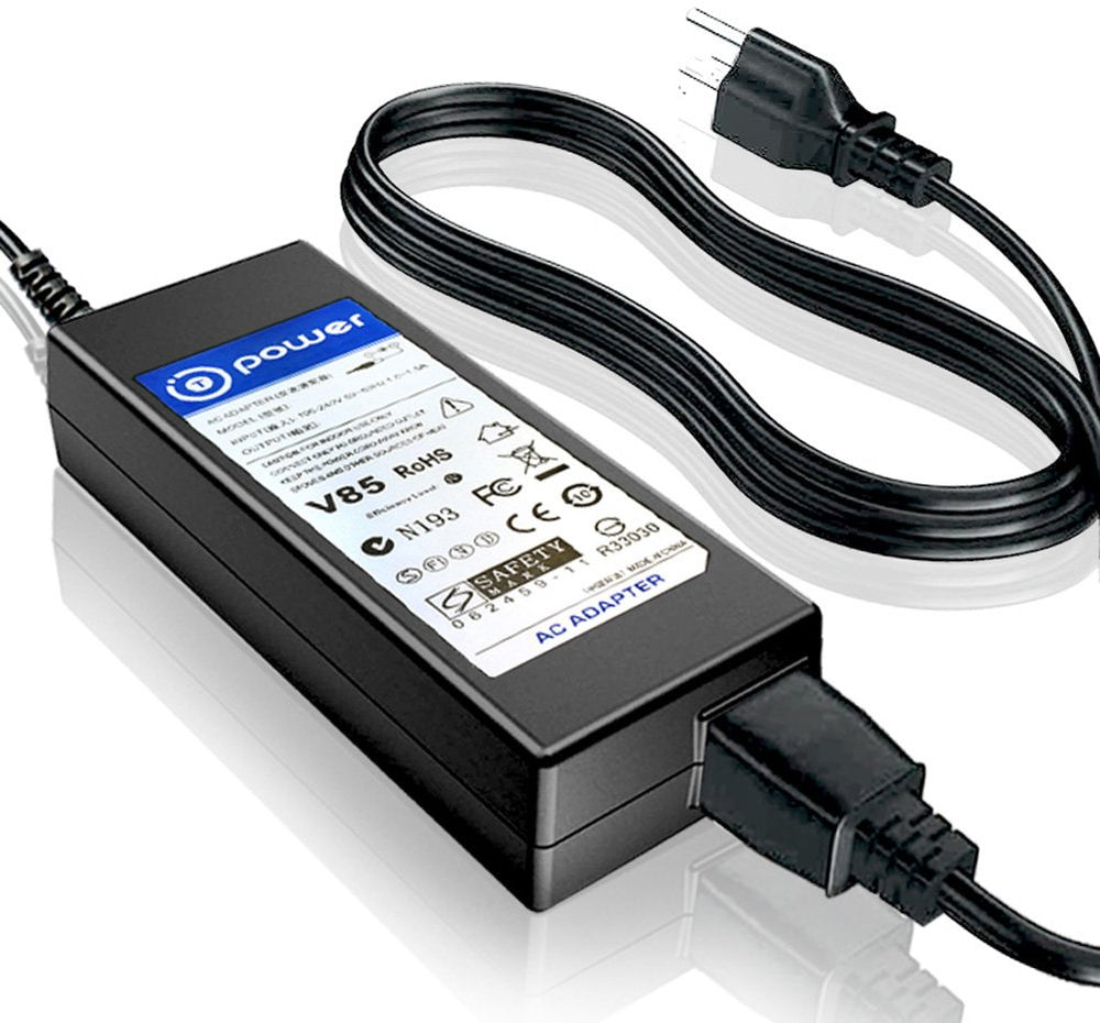 T POWER 16V Charger back view showing AC plug