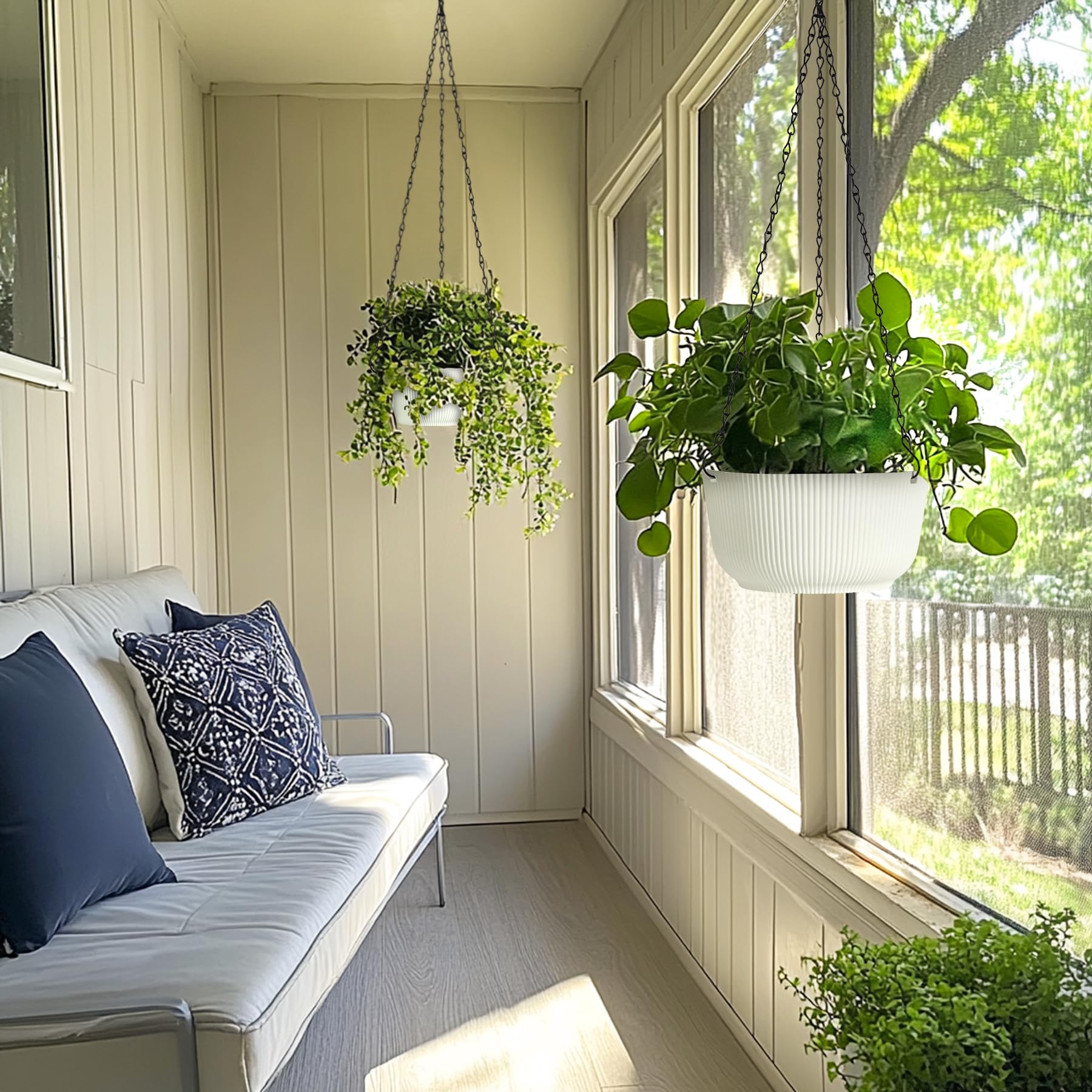 T4U Hanging Planter with a succulent plant