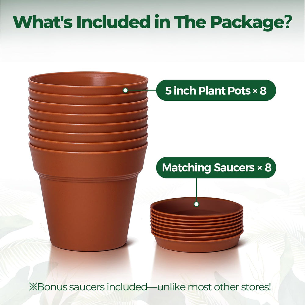 T4U terracotta pots in packaging