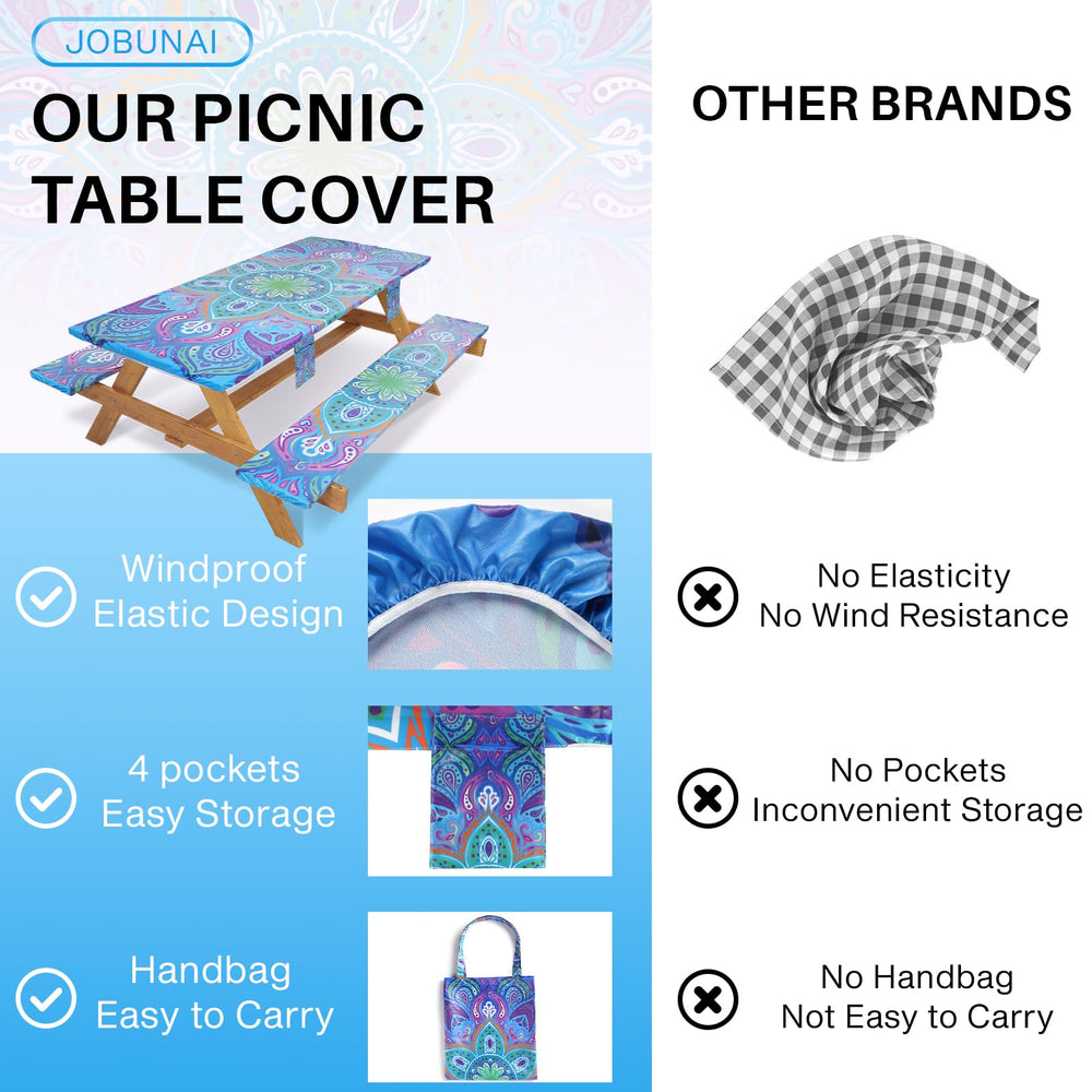 Table cover with side pockets from Jobunai