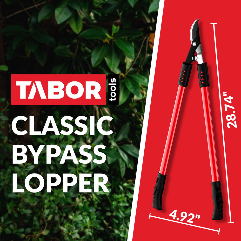 TABOR TOOLS Bypass Lopper with packaging and specifications