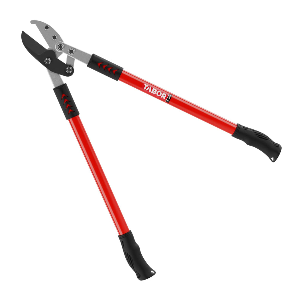 TABOR TOOLS GG12A Anvil Lopper front view with red and black design