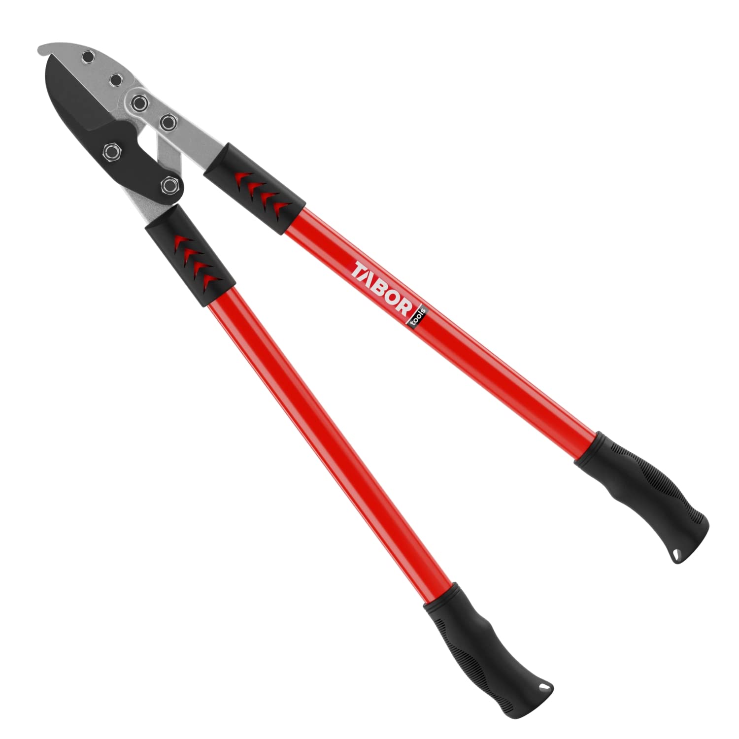 TABOR TOOLS GG12A Anvil Lopper showcasing its cutting capacity on branches