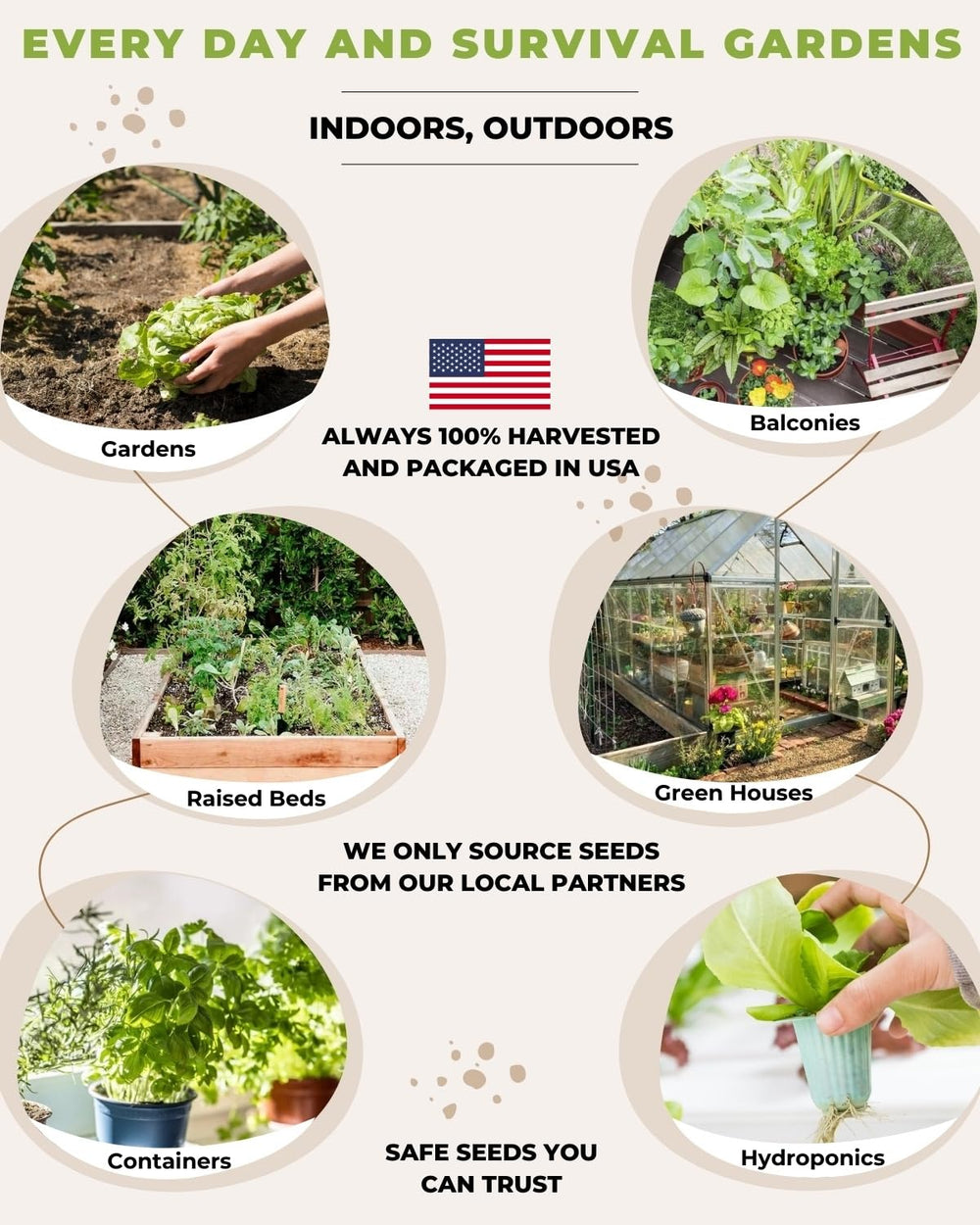 Tactiko Vegetable Seed Kit with mini planting tools included