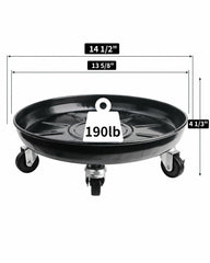 Tadpolebaby Plant Caddy showing lockable casters