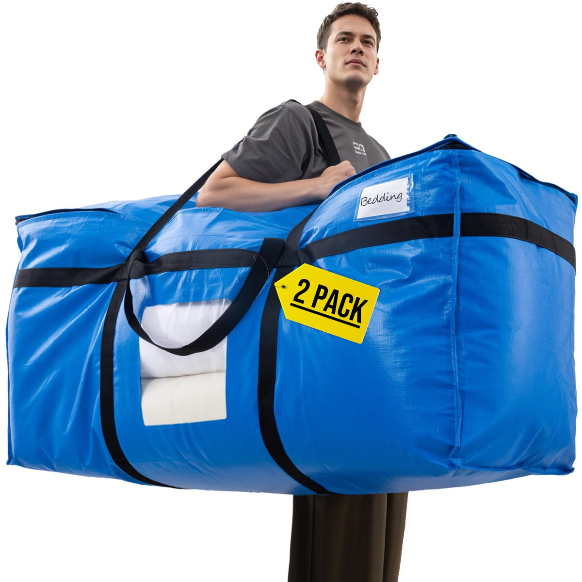 TAILI Extra Large Storage Bag blue front view