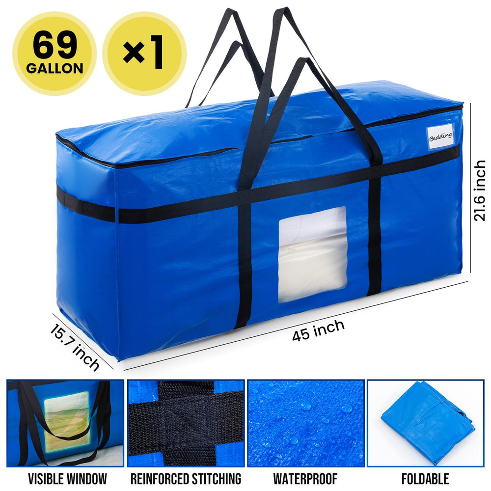 TAILI storage bag open with items inside