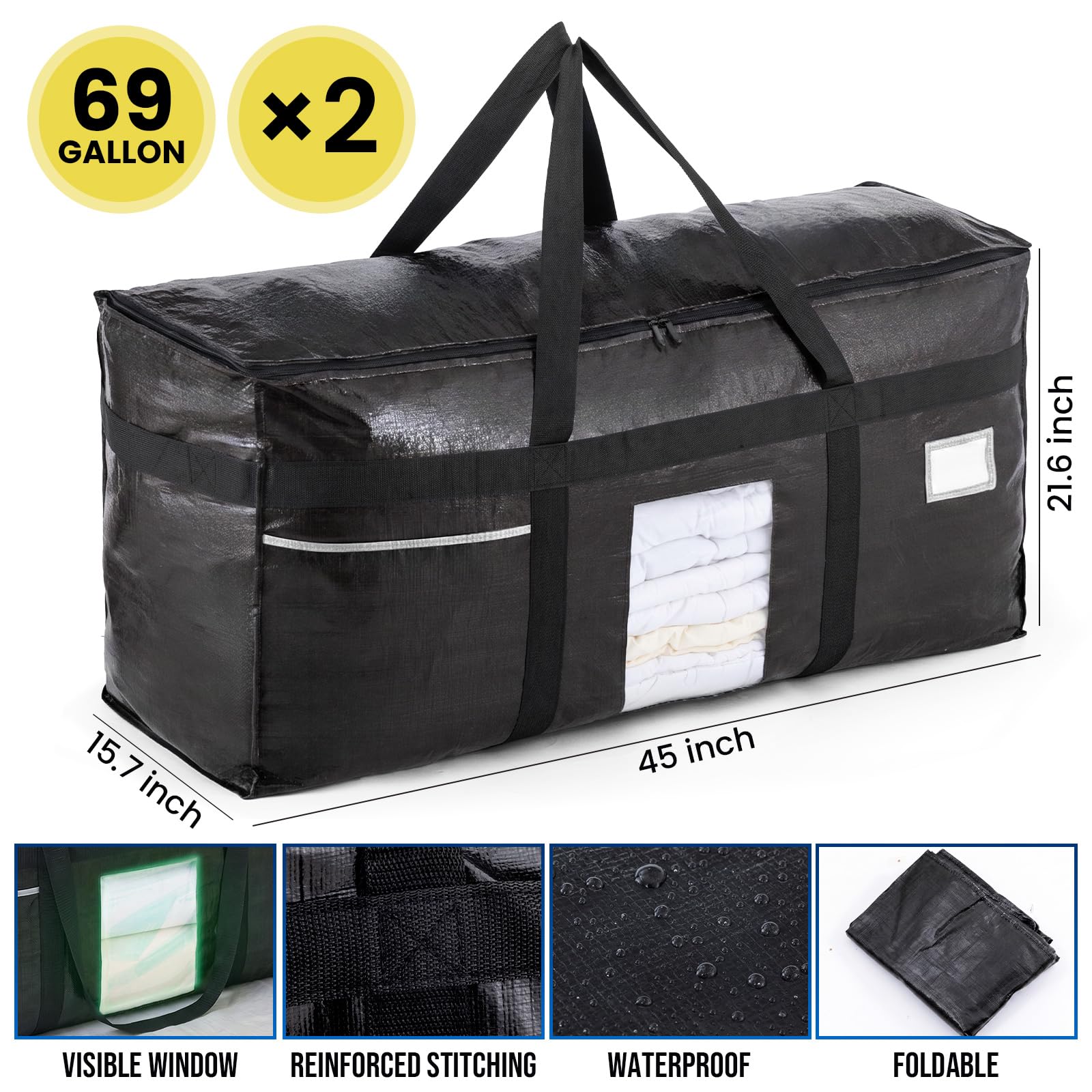 TAILI XXL Storage Bag with heavy items inside
