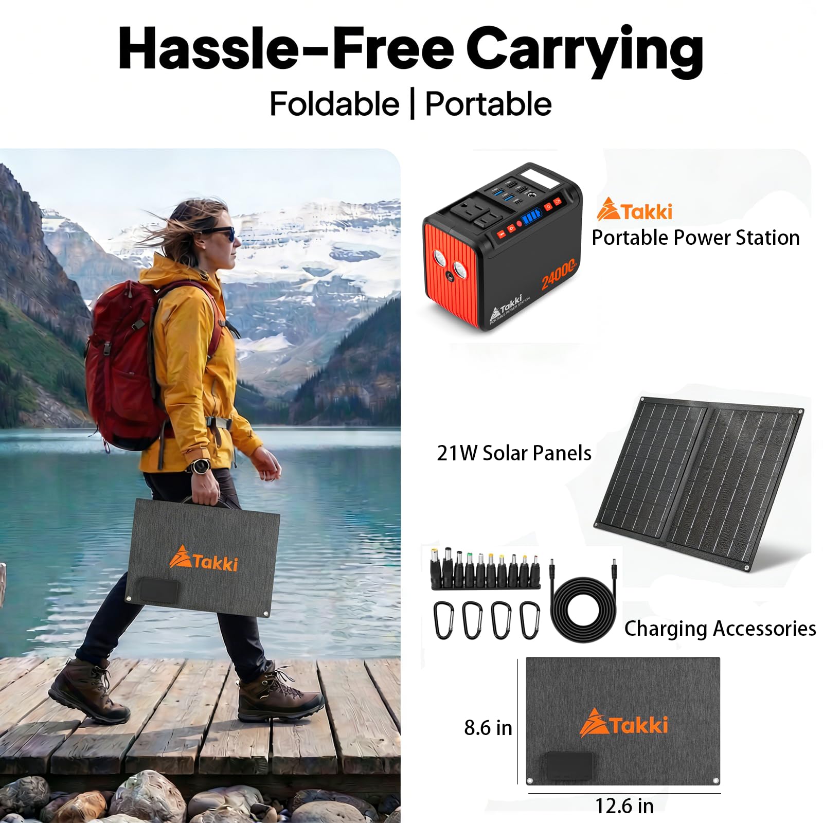 Takki Solar Generator emergency power supply setup