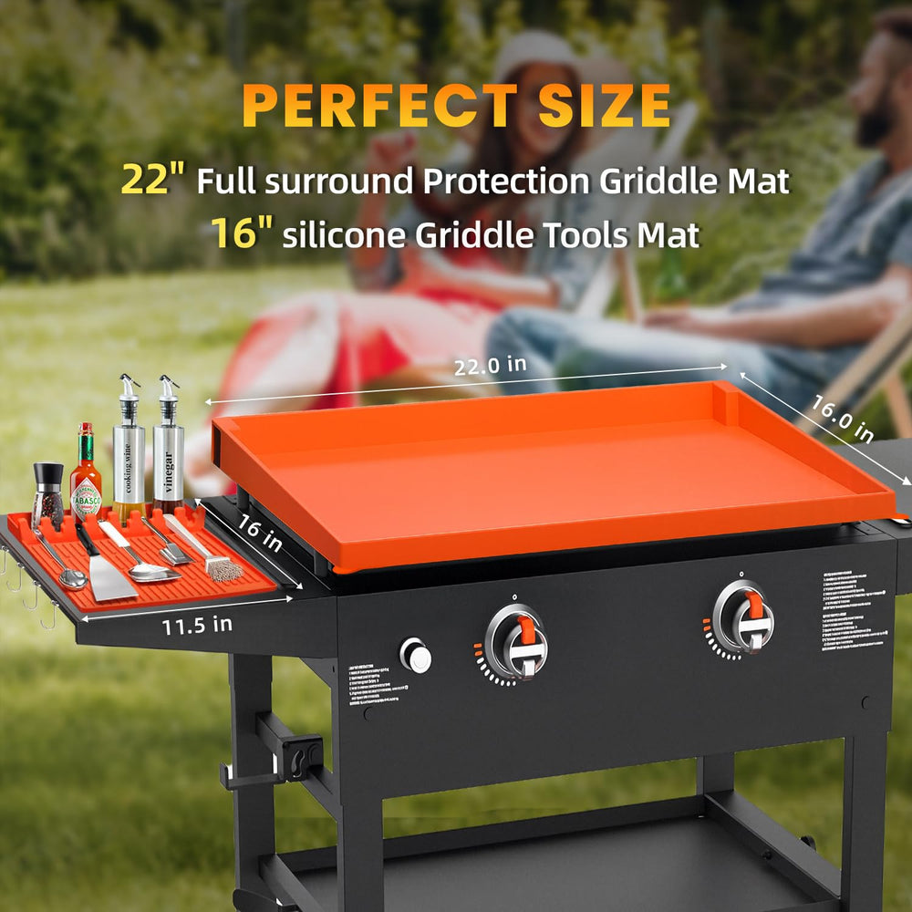 TAOMAND 16-inch silicone accessory mat