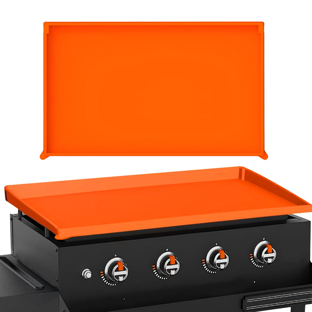 TAOMAND 22-inch black silicone griddle cover front view