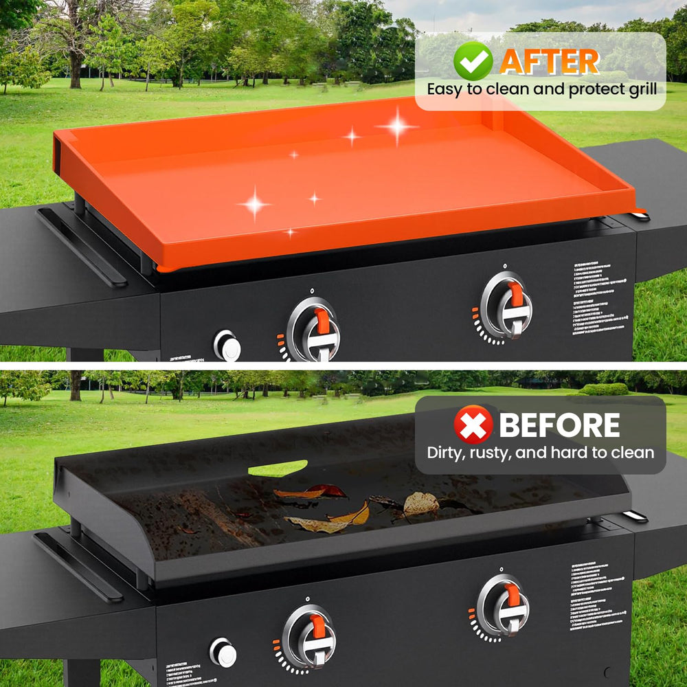 TAOMAND silicone griddle cover on a Blackstone griddle