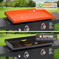 TAOMAND silicone griddle cover on a Blackstone griddle
