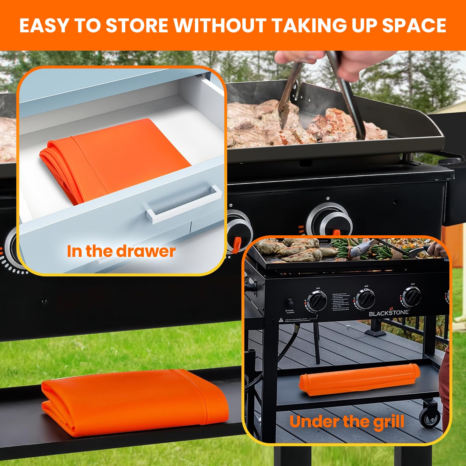 TAOMAND silicone mat showcasing non-stick surface