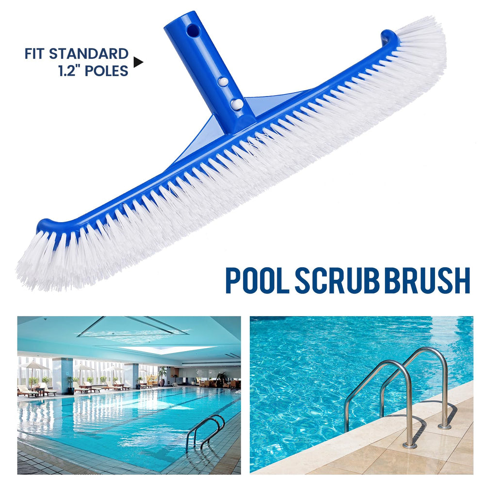 Tavaleu pool brush head demonstrating wide sweep area