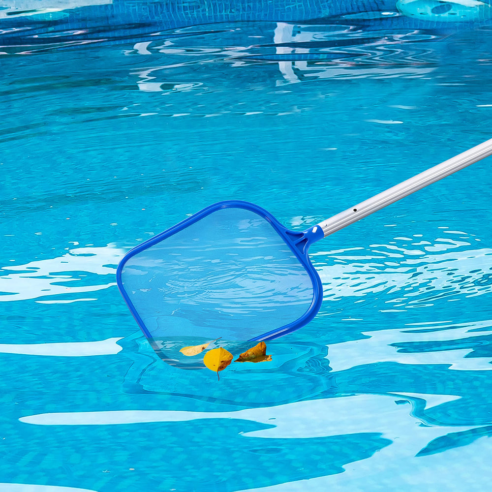 Tavaleu Pool Skimmer Net in a pond
