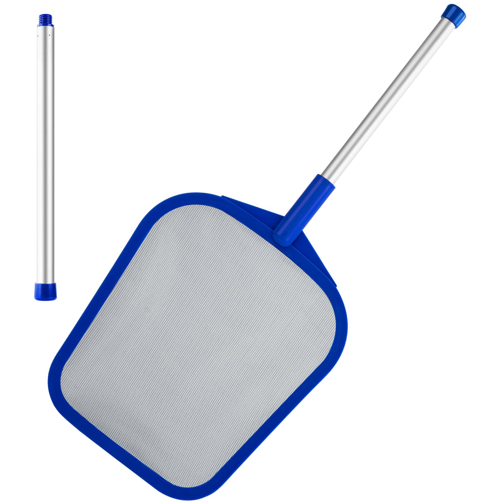 Tavaleu Pool Skimmer Net with Pole, blue, front view