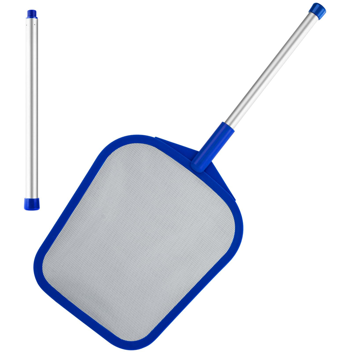Tavaleu Pool Skimmer Net with Pole, blue, front view
