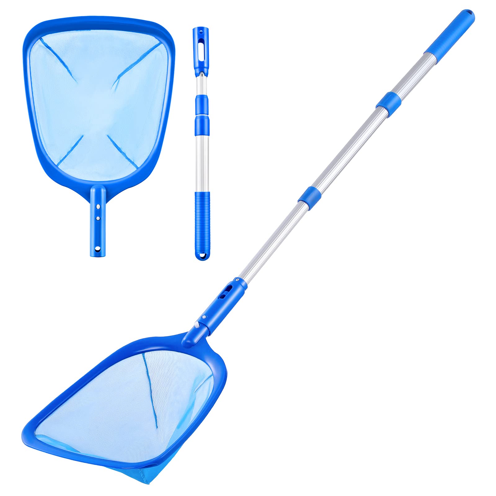 Tavaleu Pool Skimmer Net with Telescopic Pole, front view