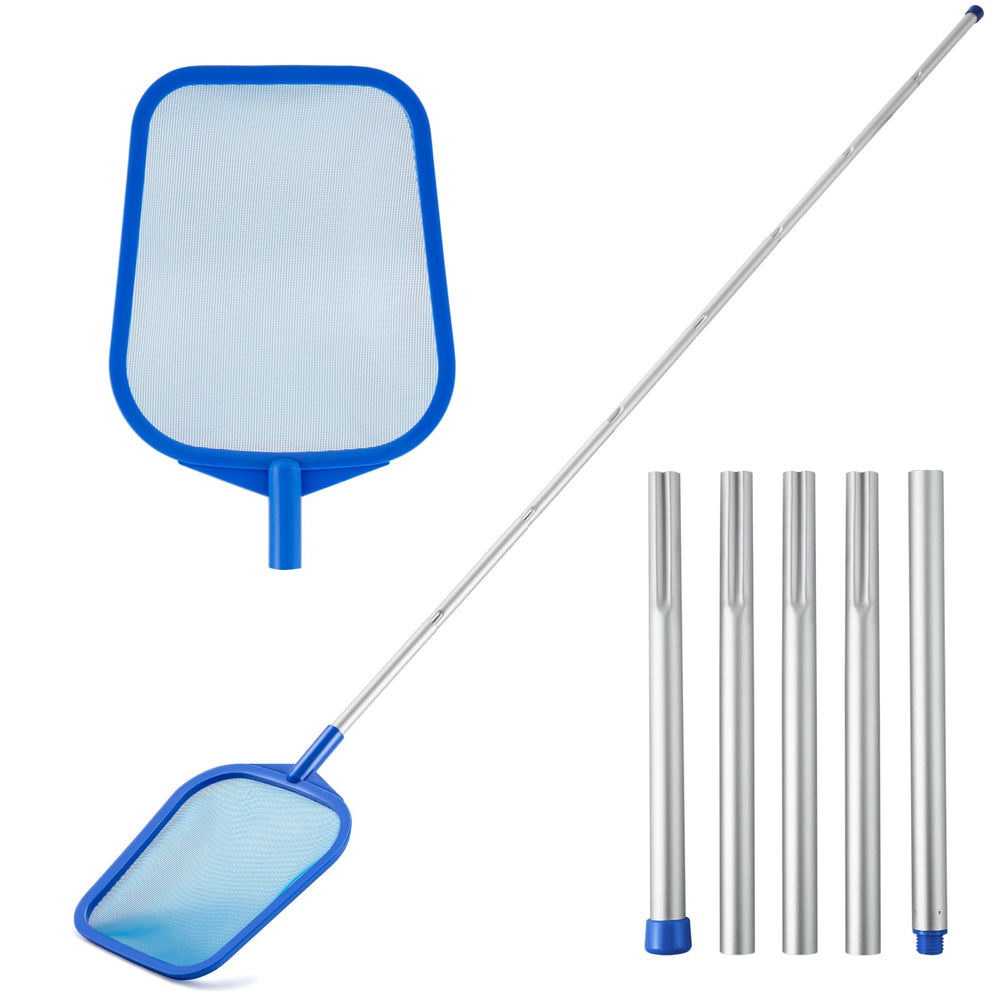 Tavaleu Pool Skimmer with blue net and adjustable pole