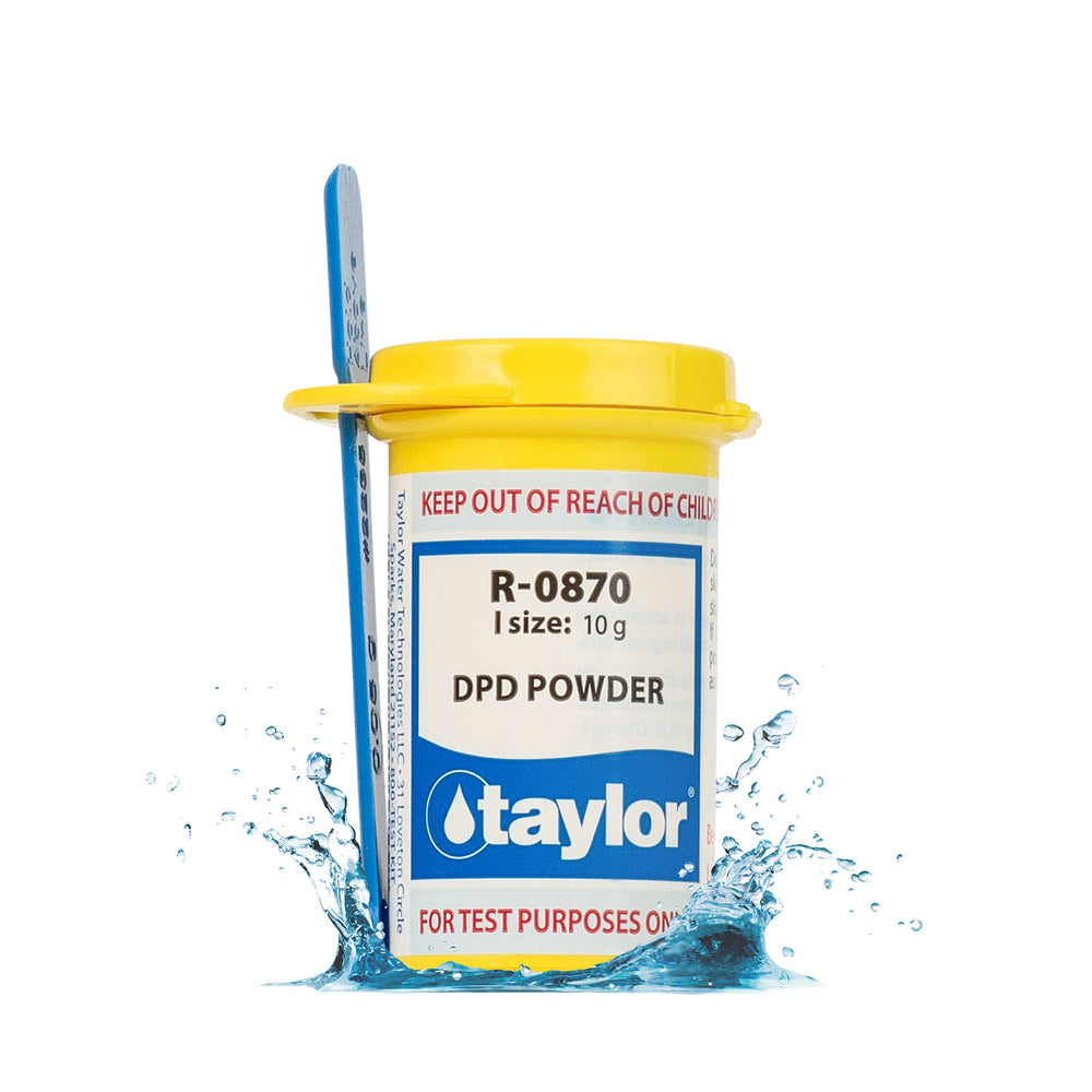 Taylor DPD Powder Reagent 10 gram container front view