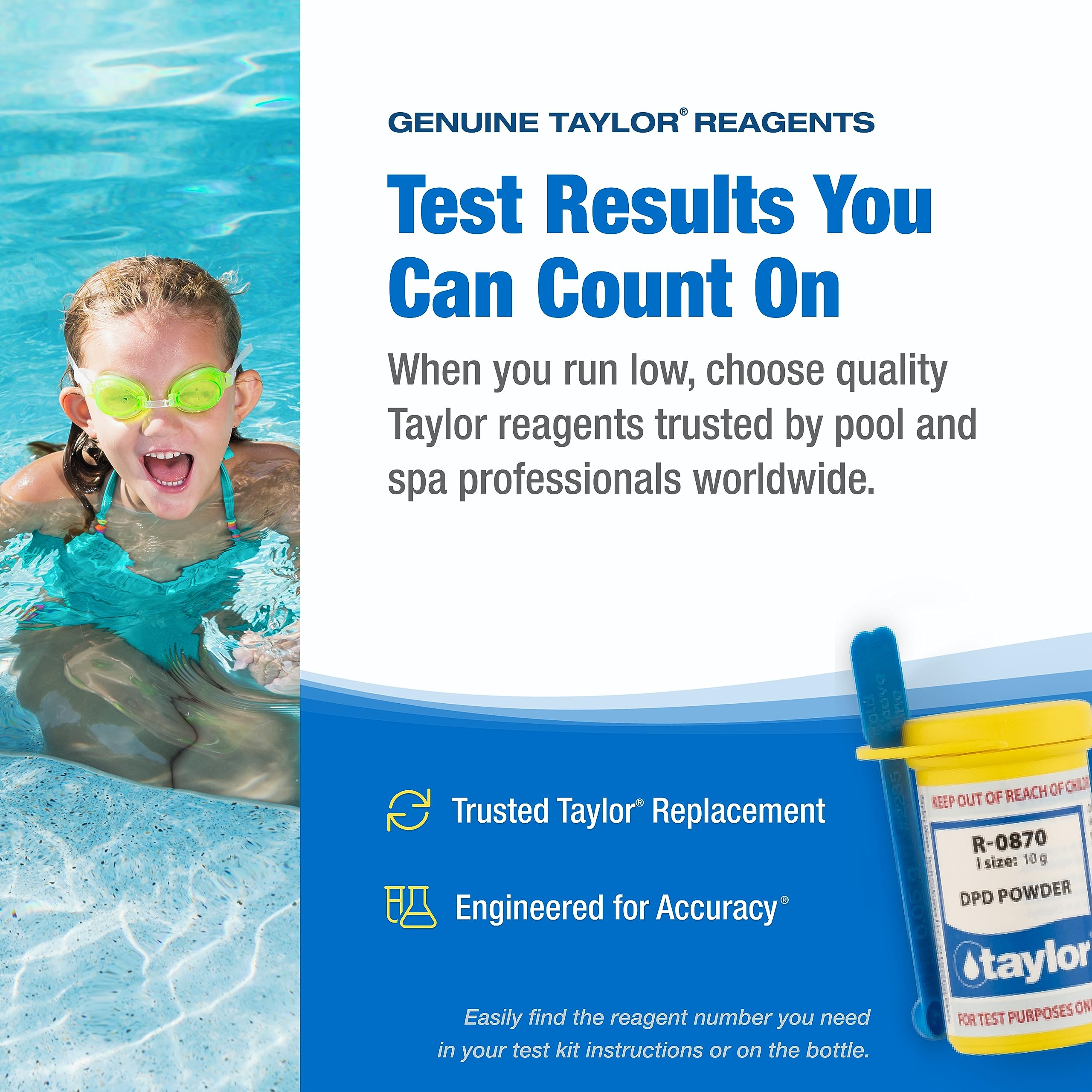 Taylor DPD Powder Reagent packaging side view