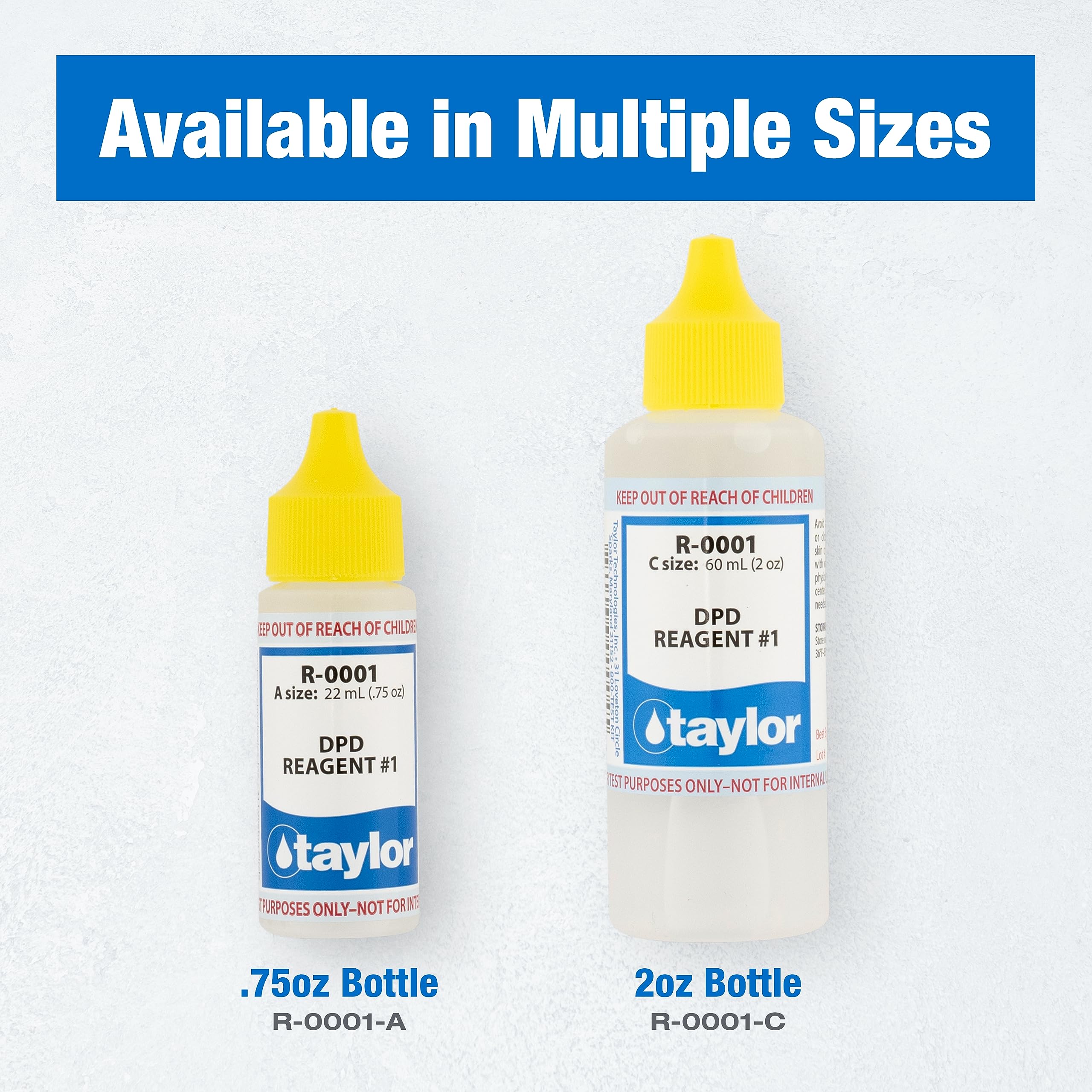 Taylor DPD Reagent #1 0.75 oz dropper bottle opening