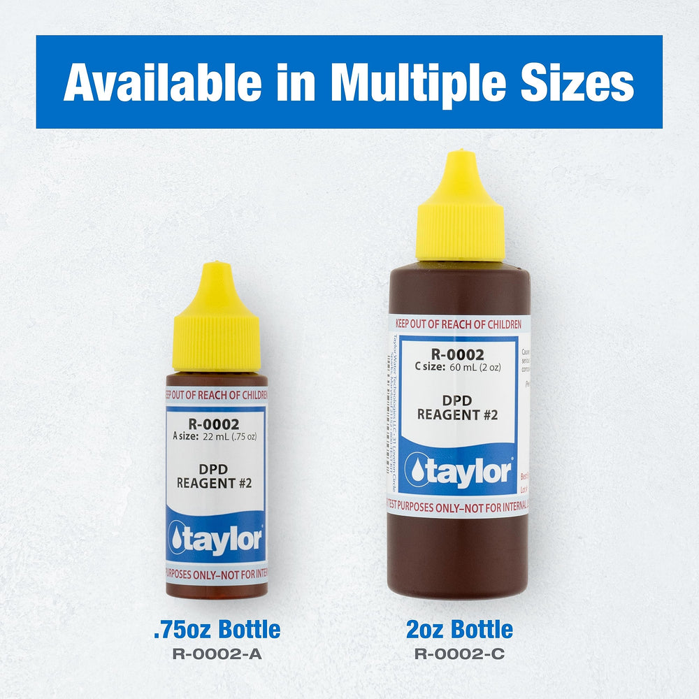 Taylor DPD Reagent #2 2 oz with label details