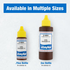 Taylor DPD Reagent #2 2 oz with label details
