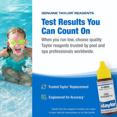 Taylor R-0002-A Chlorine/Bromine DPD Reagent with instructions