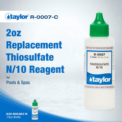 Taylor Thiosulfate No.7 N/10 2 OZ dropper close-up