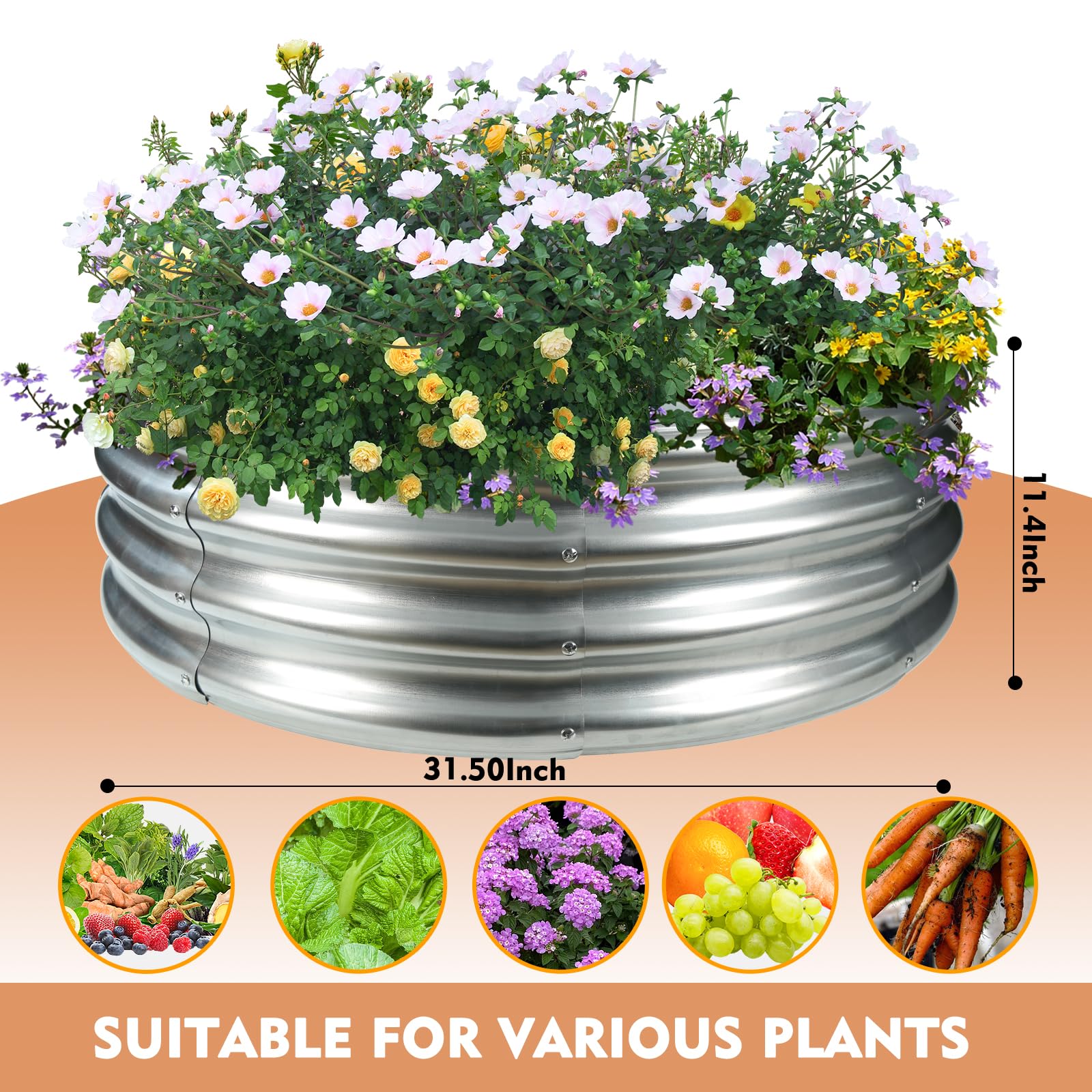 TBMLC 32-inch Fire Ring Pit showing rust-resistant feature