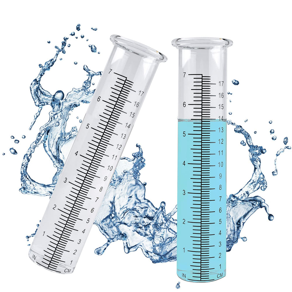 TBWHL 7 inch rain gauge replacement tube, front view