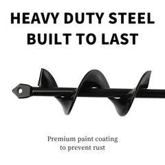 TCBWFY Garden Auger Drill Bit 1.6x9 inch on a drill