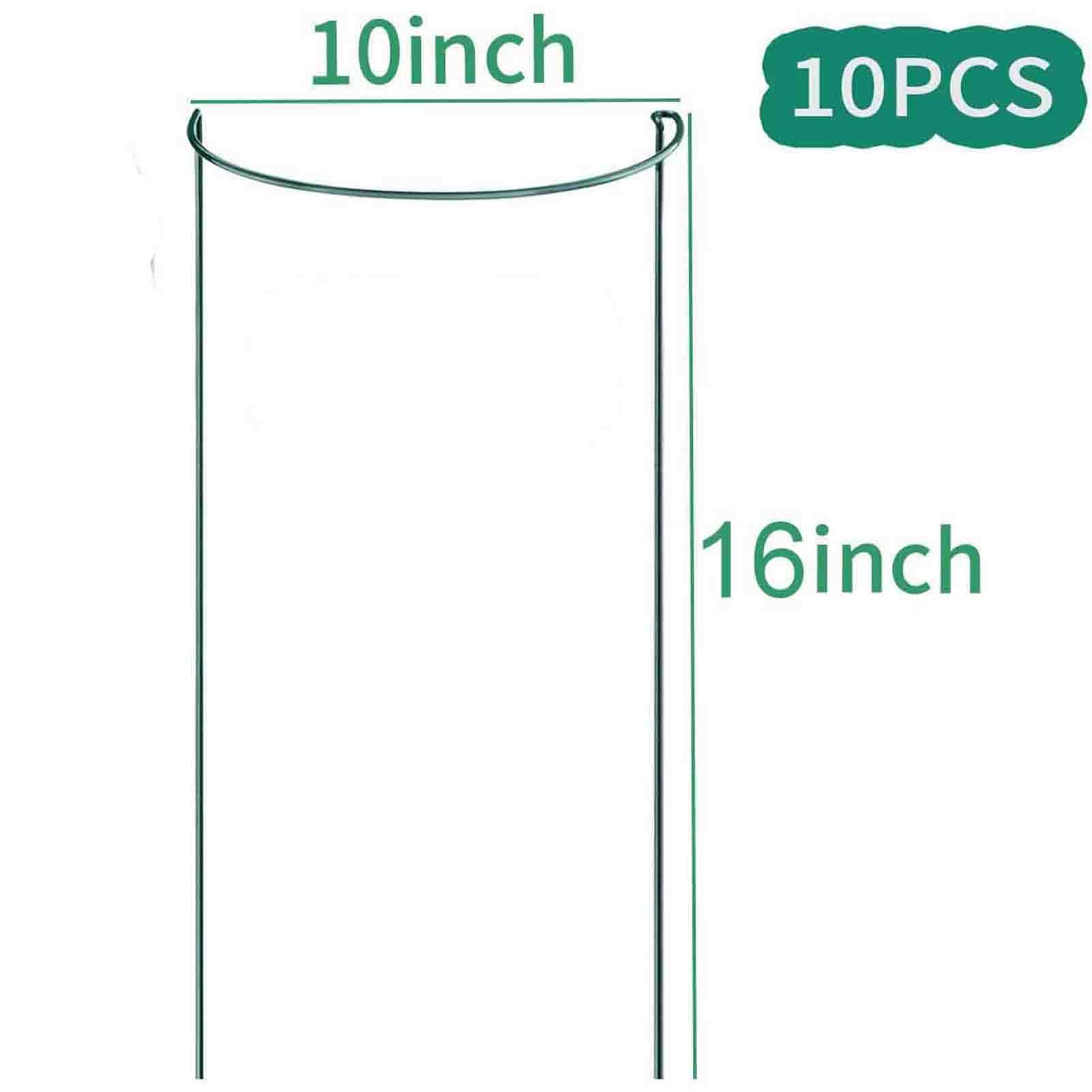 TCBWFY plant support stakes in garden with peonies