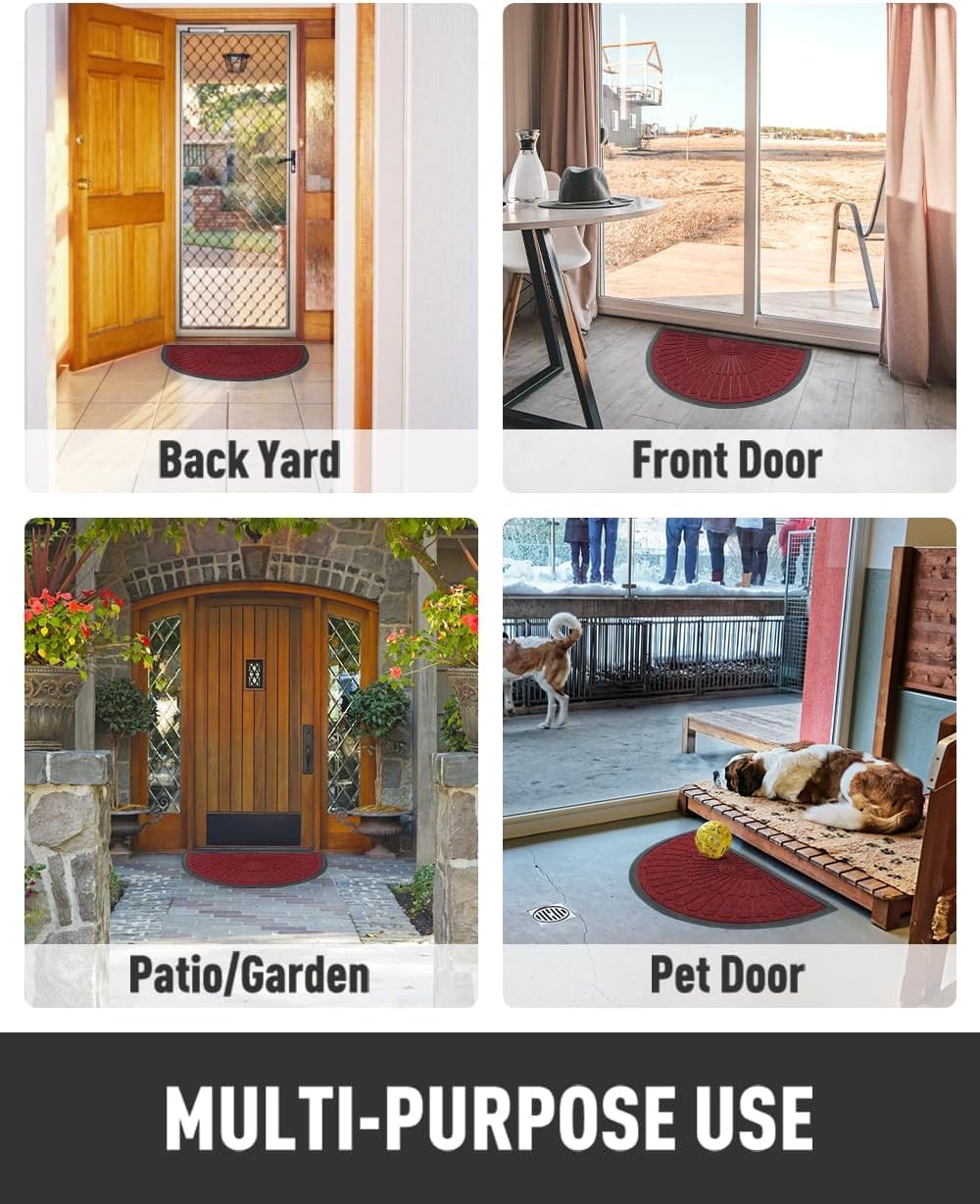 tchdio Door Mat rolled without creases