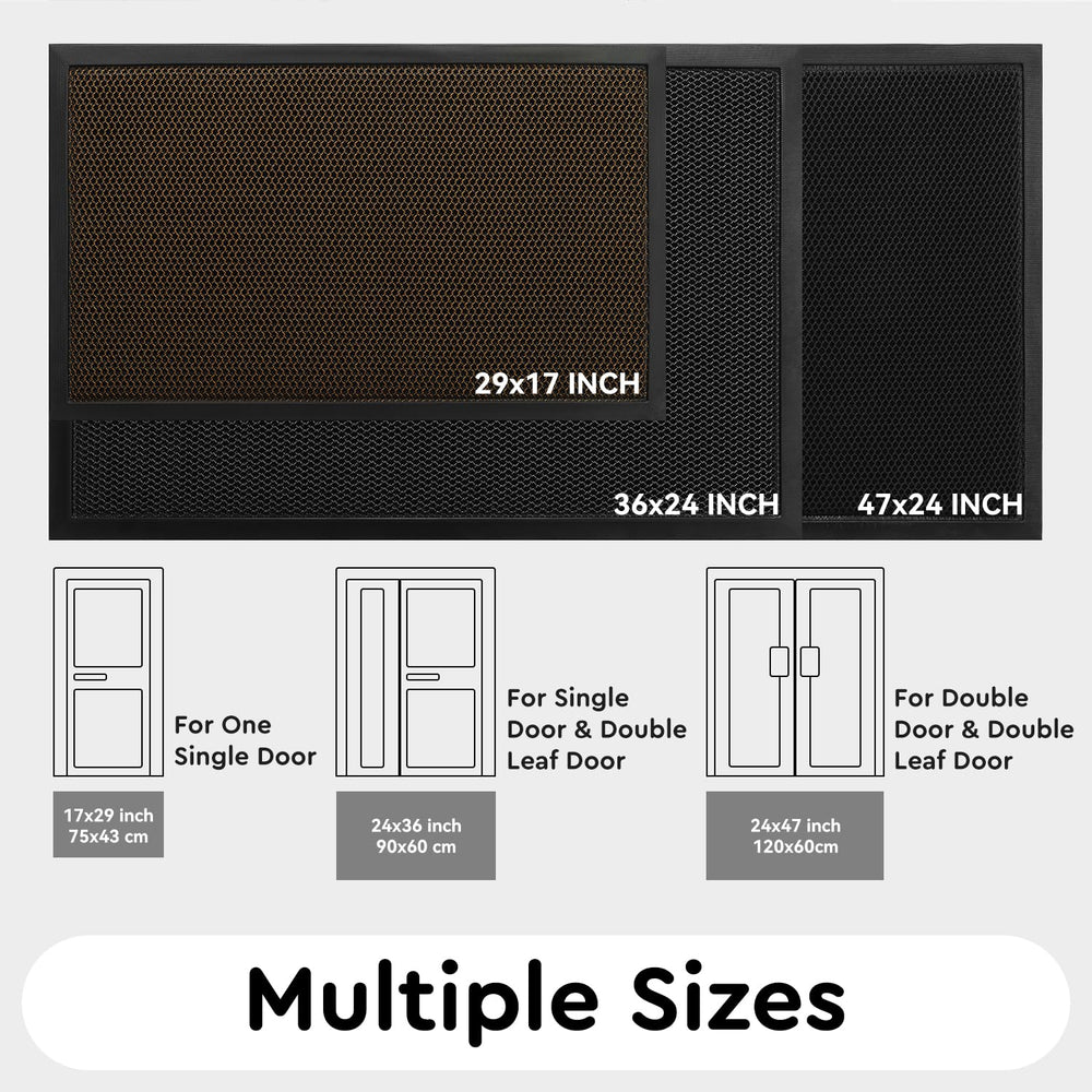 tchdio Doormat with water resistance demonstration
