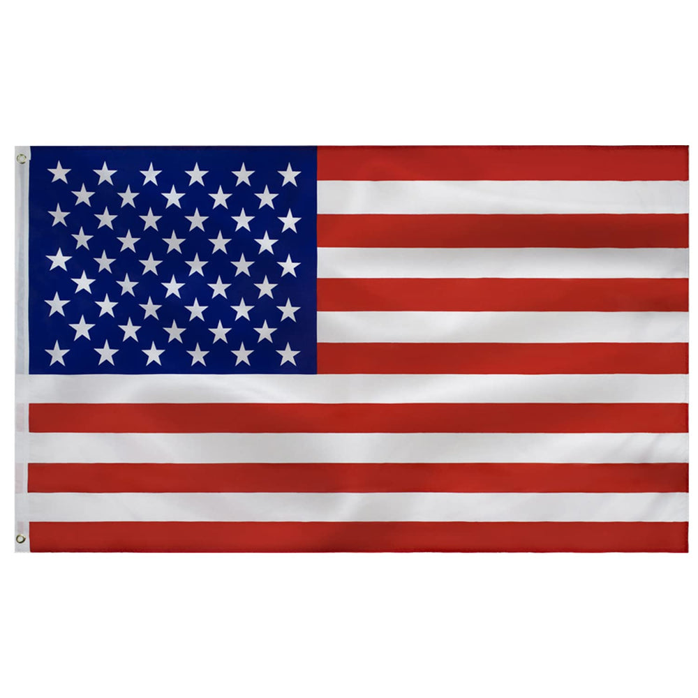 TCTOHZNG USA Flag 3x5 FT front view with vibrant red colour