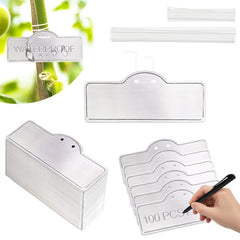 TCYPUHL 100 Pcs Aluminum Plant Tags with blunt tool