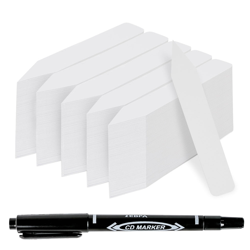 TDHDIKE 4 inch plant labels pack of 500 with permanent marker
