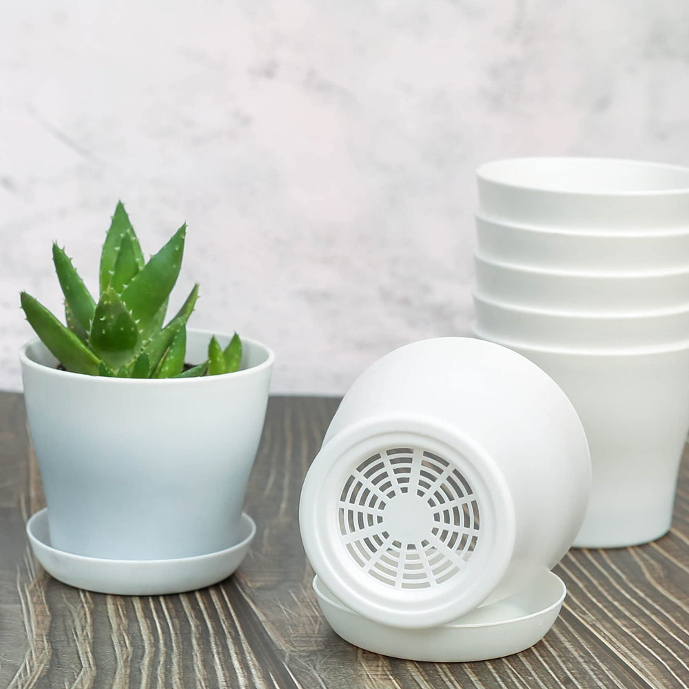 TDHDIKE plastic pots in a home setting