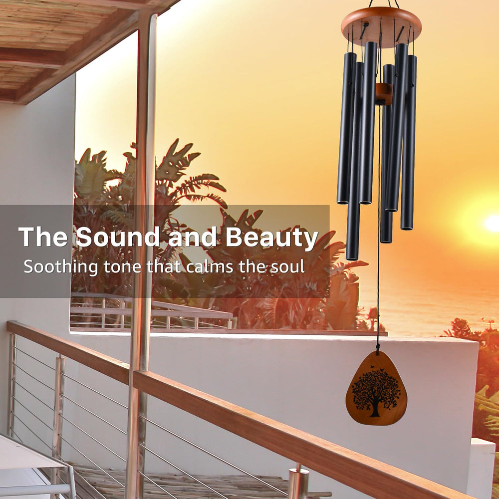 Teardrop shape design of AMBOBE memorial wind chimes